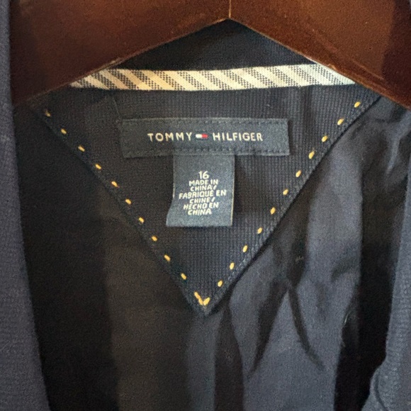 Tommy Hilfiger Navy Blazer with Crest - Picture 3 of 6